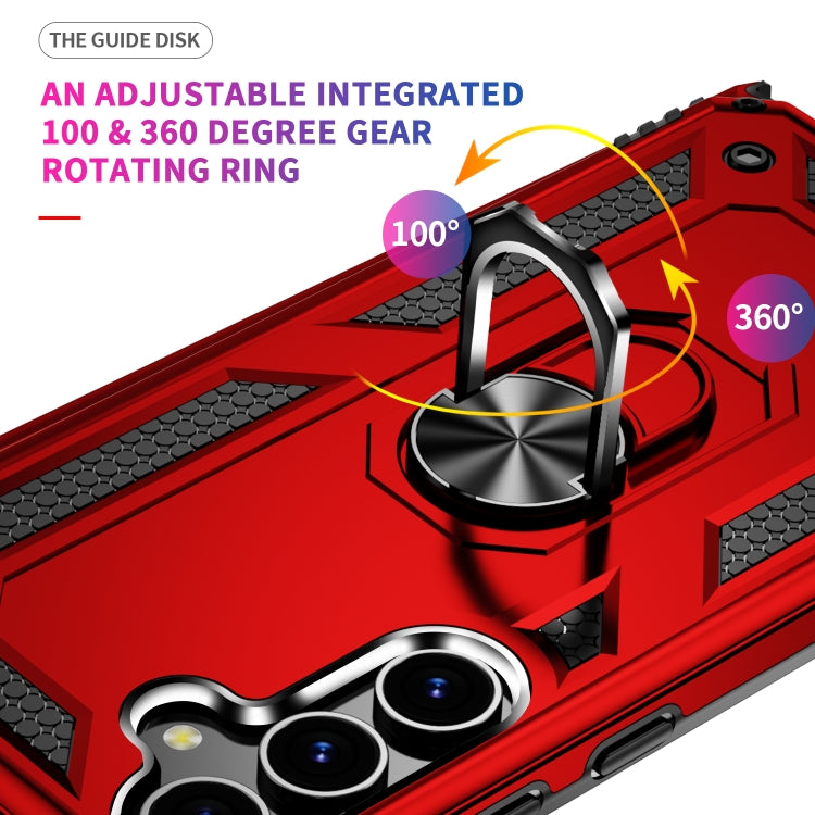 For Samsung Galaxy S24 5G Shockproof TPU + PC Phone Case(Red) - Galaxy S24 5G Cases by PMC TechLife | Online Shopping South Africa | PMC TechLife