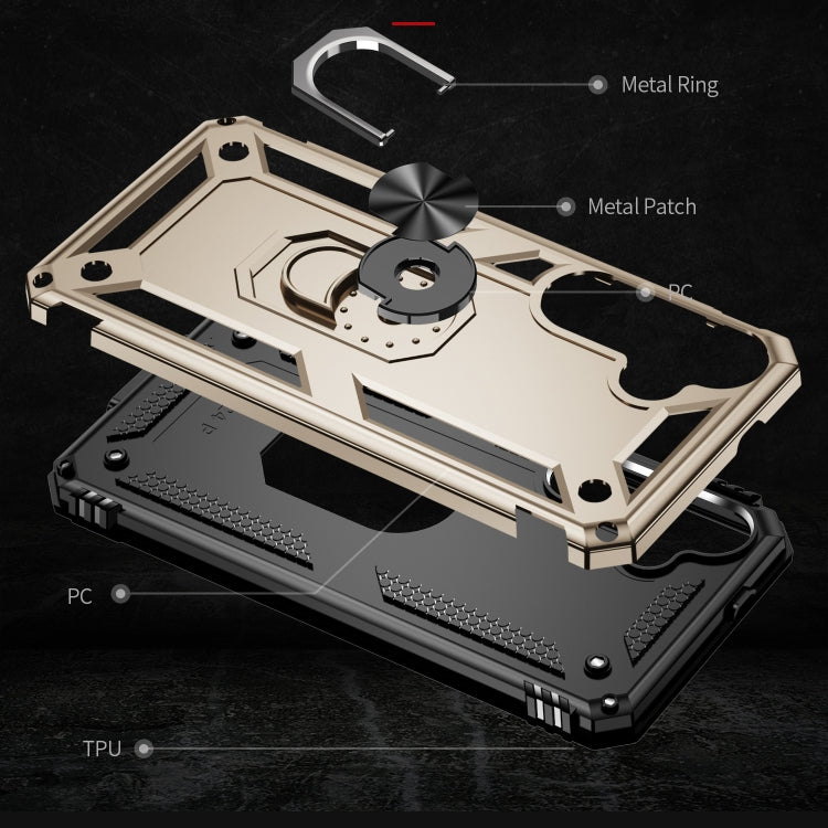 For Samsung Galaxy S24+ 5G Shockproof TPU + PC Phone Case(Gold) - Galaxy S24+ 5G Cases by PMC TechLife | Online Shopping South Africa | PMC TechLife