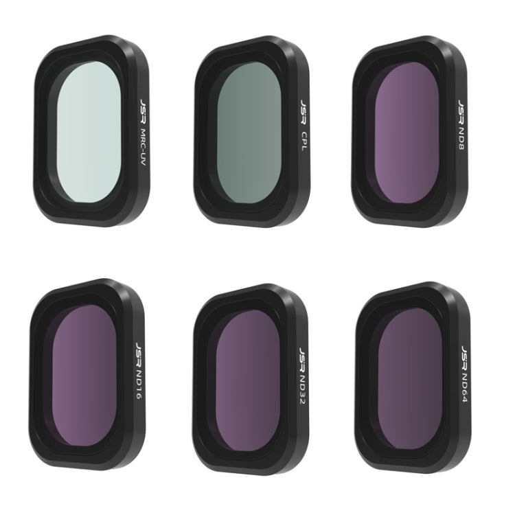 For DJI OSMO Pocket 3 JSR CB Series Camera Lens Filter, Filter:6 in 1 UV CPL ND8-64 - free shipping - PMC TechLife - Order now!