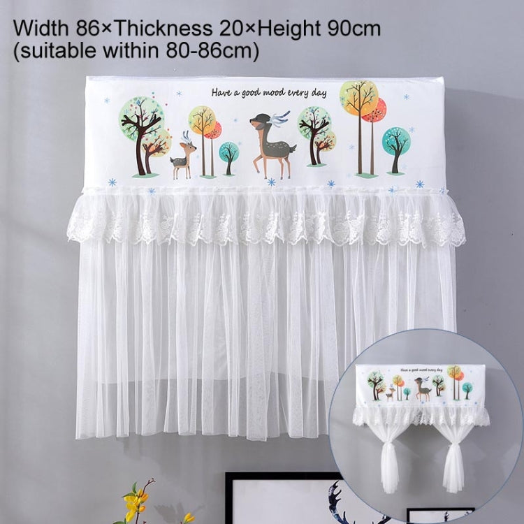 Do Not Take Dust-proof And Anti Direct Blowing Simple Wind Hanging Machine Air Conditioner Moon Cover, Size:Width 86 �� Thickness 20 �� Height 90cm(Cartoon Deer) - Dust Covers by PMC TechLife | Online Shopping South Africa | PMC TechLife | Buy Now Pay Later Mobicred