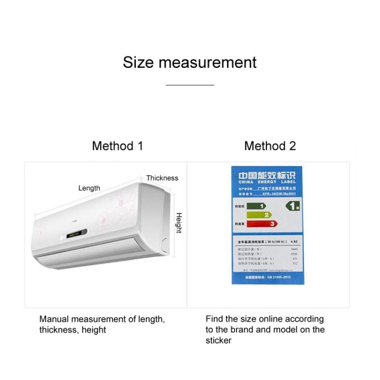 Do Not Take Dust-proof And Anti Direct Blowing Simple Wind Hanging Machine Air Conditioner Moon Cover, Size:Width 92 �� Thickness 20 �� Height 90cm(Garland Deer) - free shipping - PMC TechLife - Order now!