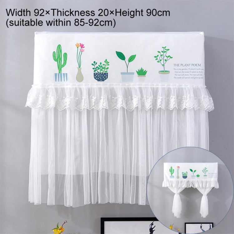Do Not Take Dust-proof And Anti Direct Blowing Simple Wind Hanging Machine Air Conditioner Moon Cover, Size:Width 92 �� Thickness 20 �� Height 90cm(Flowerpot) - Dust Covers by PMC TechLife | Online Shopping South Africa | PMC TechLife | Buy Now Pay Later Mobicred