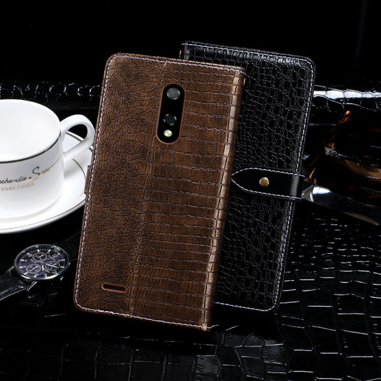 For Ulefone Note 8P idewei Crocodile Texture Horizontal Flip Leather Case with Holder & Card Slots & Wallet(Black) - Ulefone Cases by PMC Jewellery | Online Shopping South Africa | PMC Jewellery | Buy Now Pay Later Mobicred