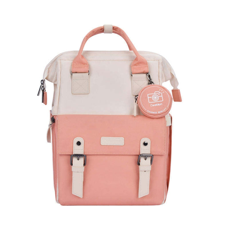 Cwatcun D87 Color Matching Camera Backpack Large Capacity Photography Bag, Size:40.5 x 35 x 20cm Large(Pink) - free shipping - PMC TechLife - Order now!