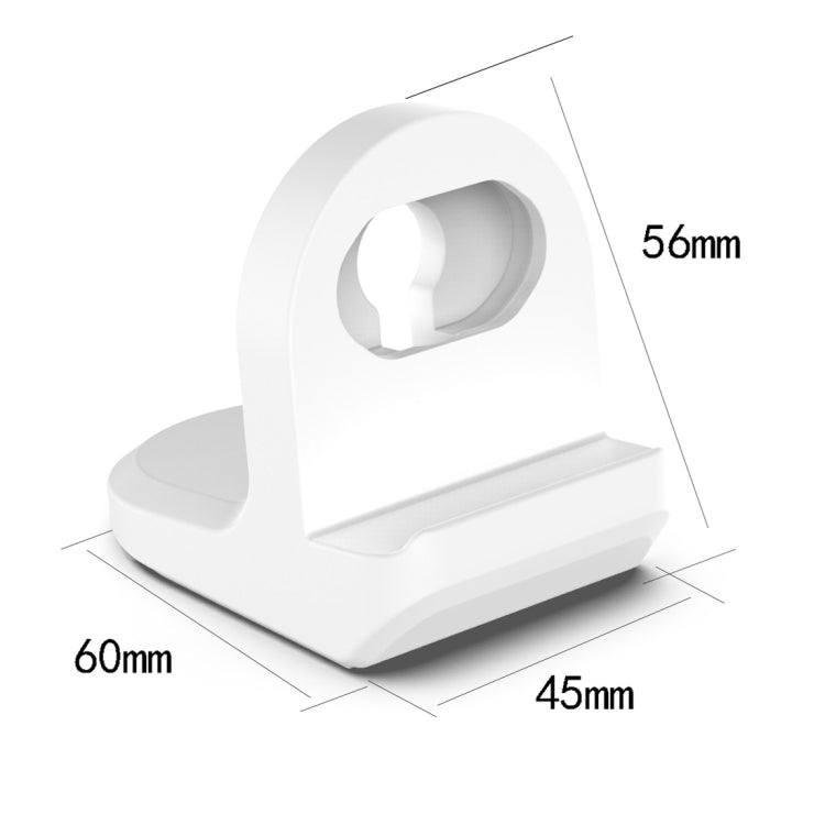 For Amazfit Active Smart Watch Silicone Charging Bracket without Charging Cable(White) - Charger by PMC TechLife | Online Shopping South Africa | PMC TechLife | Buy Now Pay Later Mobicred