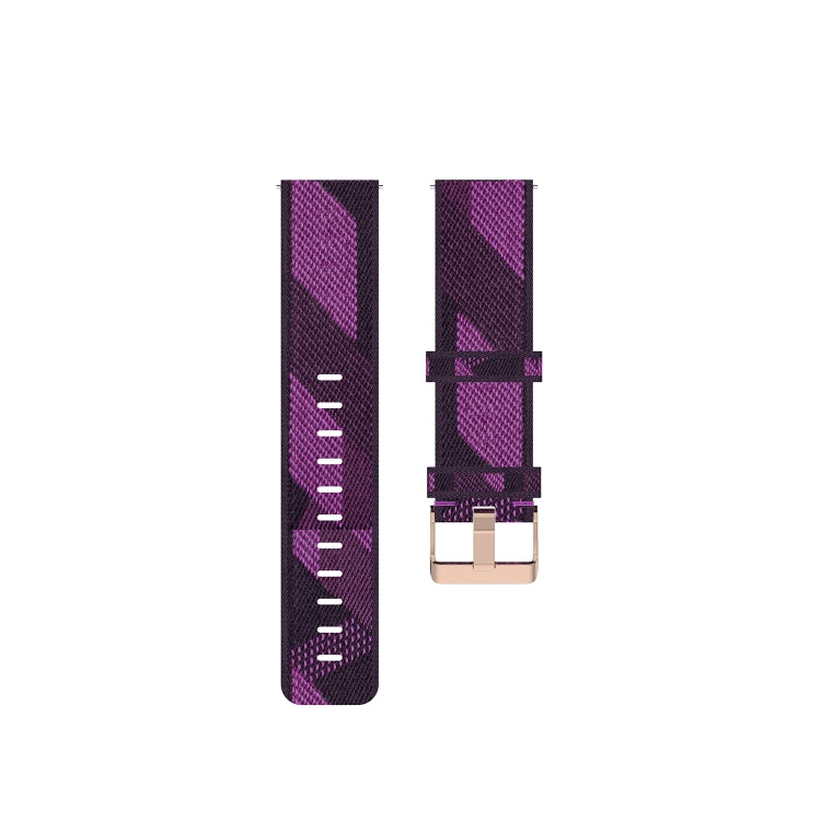 20mm Universal Stripe Weave Nylon Watch Band(Purple) - free shipping - PMc TechLife - Order now!