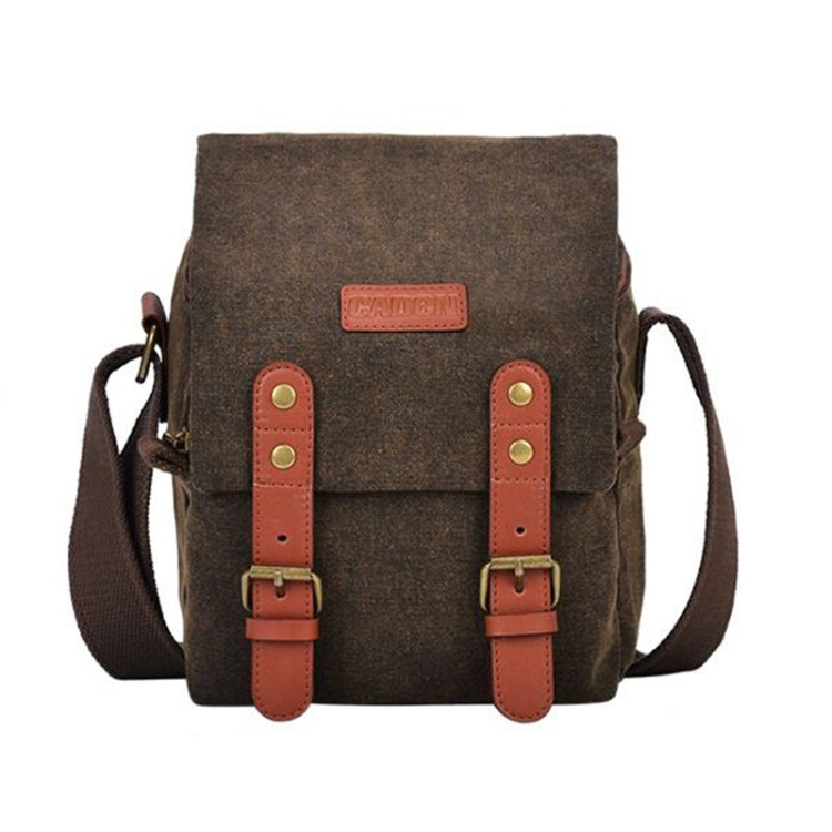 Cwatcun N1 Retro Multifunctional Canvas Waterproof Digital Camera Photography Bag, Size:18 x 12.5 x 21cm Coffee - free shipping - PMC TechLife - Order now!