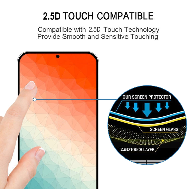 For Samsung Galaxy S24 5G Full Glue Screen Tempered Glass Film, Support Fingerprint Unlocking - Galaxy S24 5G Tempered Glass by PMC TechLife | Online Shopping South Africa | PMC TechLife | Buy Now Pay Later Mobicred