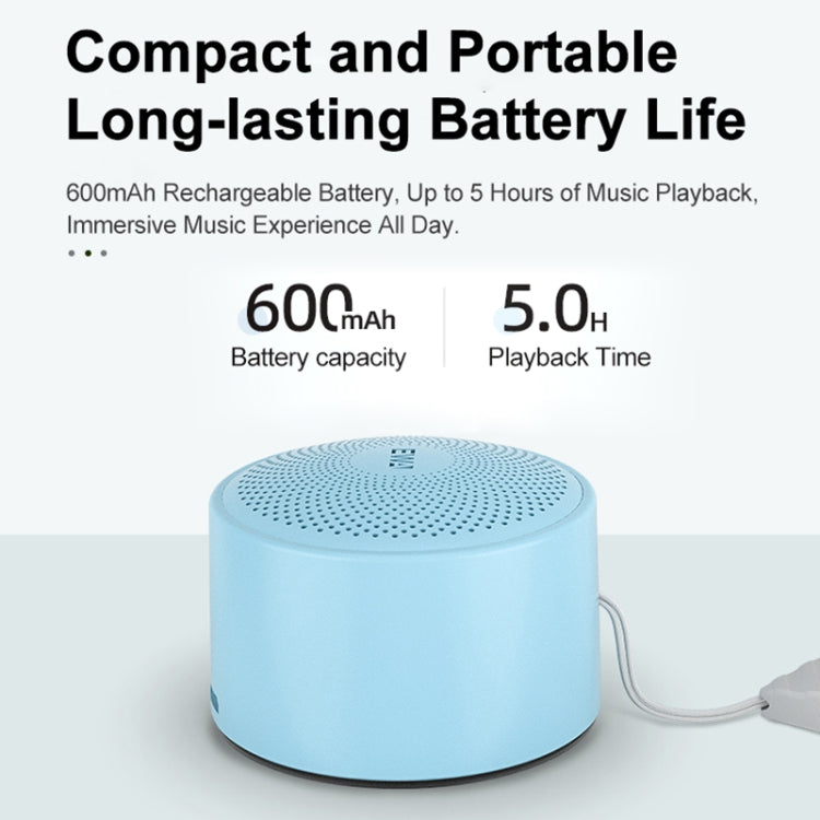 EWA A124 Portable Mini TWS Bluetooth Speaker Outdoor IPX5 Waterproof Subwoofer(Blue) - free shipping - PMC Jewellery - Order now!