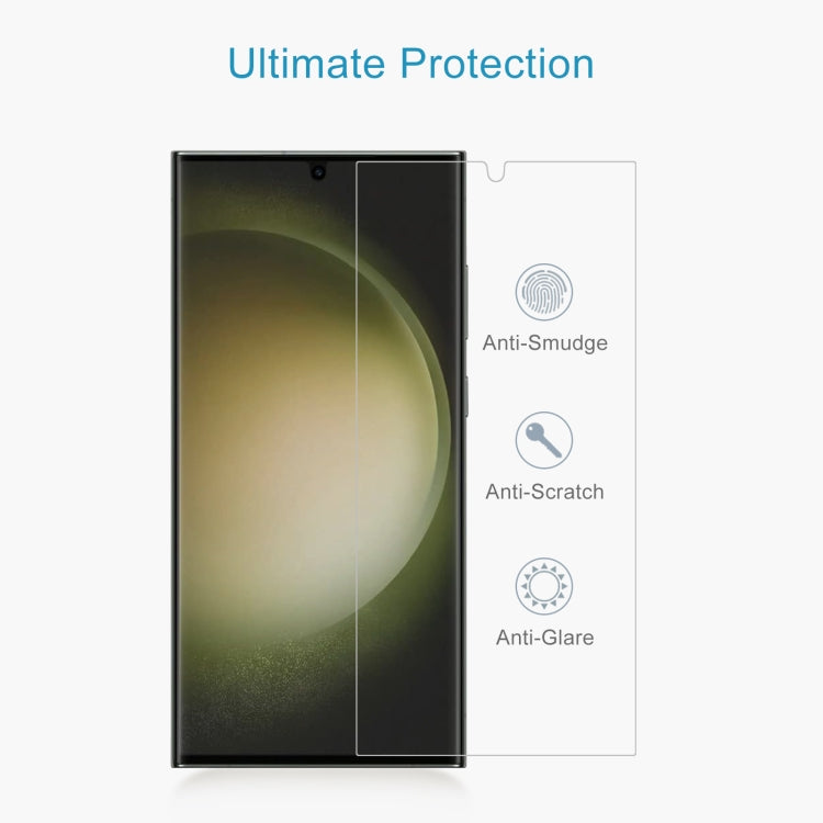 For Samsung Galaxy S24 Ultra 5G 50pcs 0.18mm 9H 2.5D Tempered Glass Film, Support Fingerprint Unlocking - Galaxy S24 Ultra 5G Tempered Glass by PMC TechLife | Online Shopping South Africa | PMC TechLife