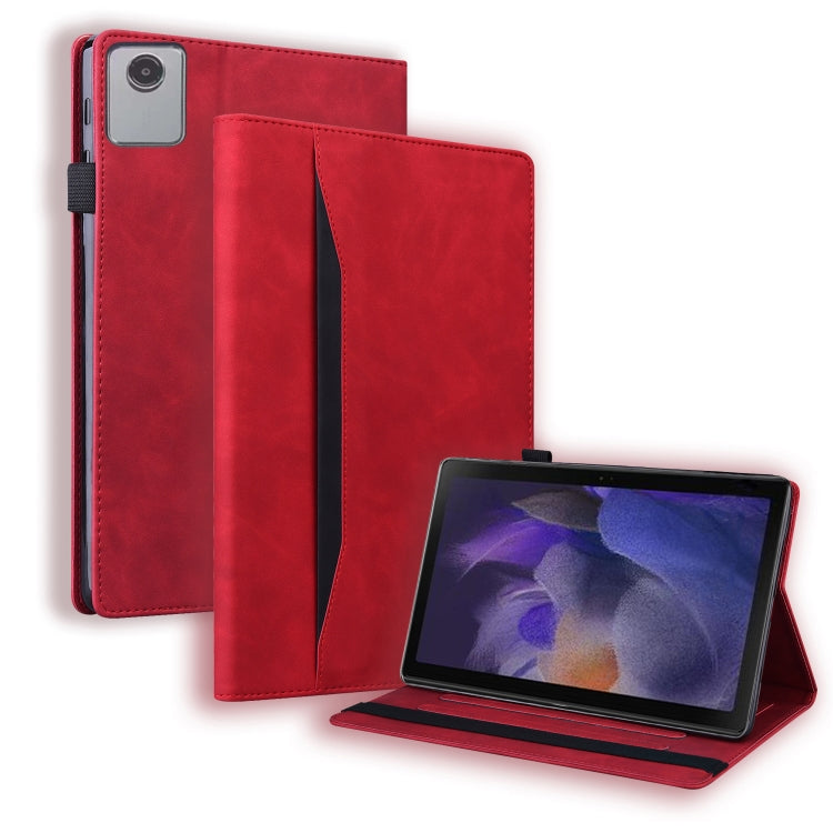 For Lenovo Tab M11 / Xiaoxin Pad 11 2024 Business Shockproof Horizontal Flip Leather Tablet Case(Red) - free shipping - PMC Jewellery - Order now!