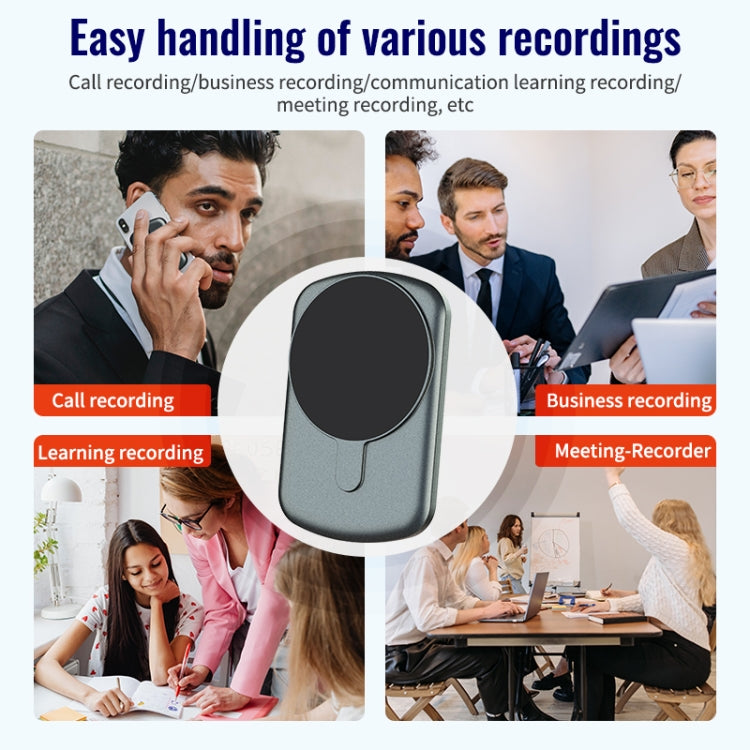 JNN A1 Strong Magnetic Mobile Call Voice Recorder, Memory:4GB(Black) - Recording Pen by JNN | Online Shopping South Africa | PMC TechLife | Buy Now Pay Later Mobicred