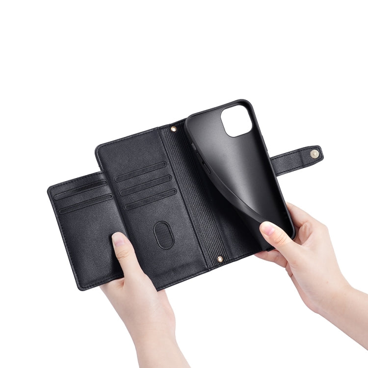 For Motorola Moto G84 5G Lite Sheep Texture Cross-body Zipper Wallet Leather Phone Case(Black) - Motorola Cases by PMC TechLife | Online Shopping South Africa | PMC TechLife | Buy Now Pay Later Mobicred