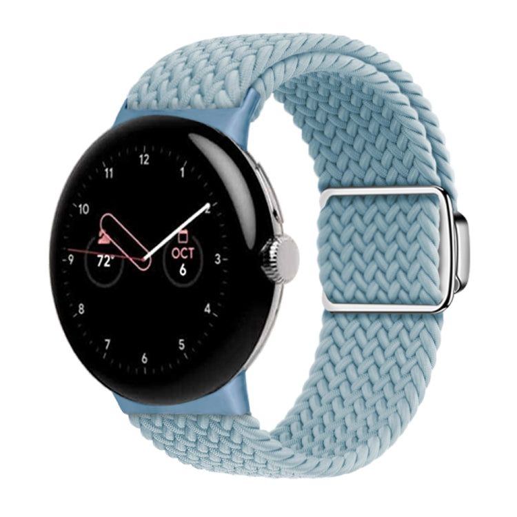 For Google Pixel Watch / Watch 2 Nylon Loop Magnetic Buckle Watch Band(Rock Blue) - Watch Bands by PMC TechLife | Online Shopping South Africa | PMC TechLife