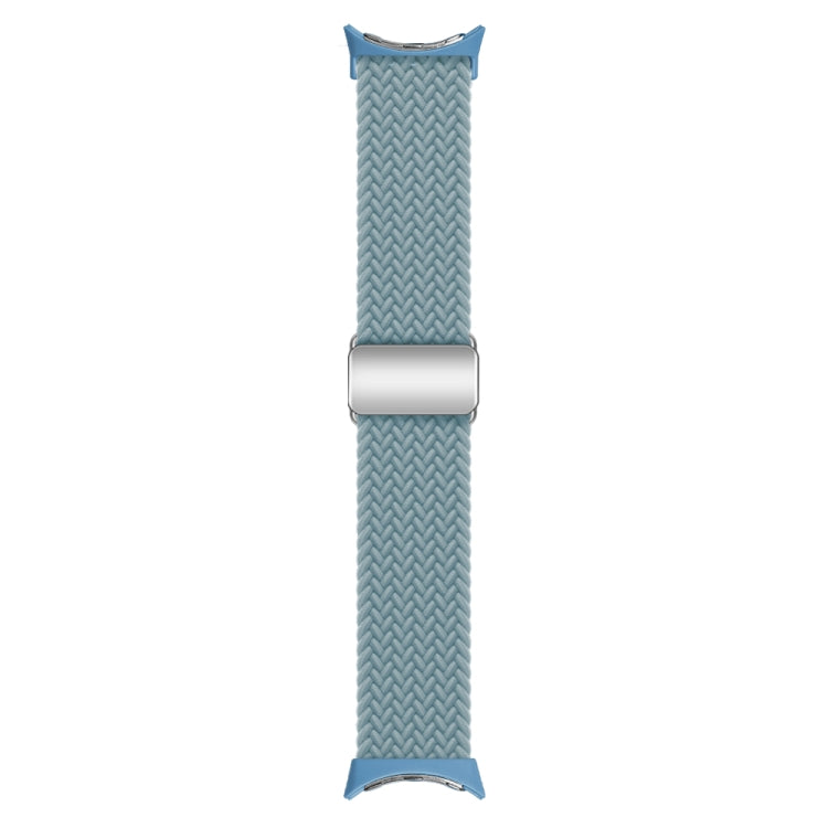 For Google Pixel Watch / Watch 2 Nylon Loop Magnetic Buckle Watch Band(Rock Blue) - Watch Bands by PMC TechLife | Online Shopping South Africa | PMC TechLife