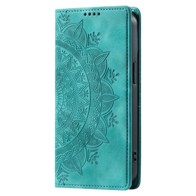 For iPhone 16 Pro Max Totem Embossed Magnetic Leather Phone Case(Green) - free shipping - PMC TechLife - Order now!