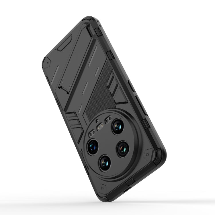 For Xiaomi 14 Ultra 5G Punk Armor 2 in 1 PC + TPU Phone Case with Holder(Orange) - 14 Ultra Cases by PMC TechLife | Online Shopping South Africa | PMC TechLife | Buy Now Pay Later Mobicred