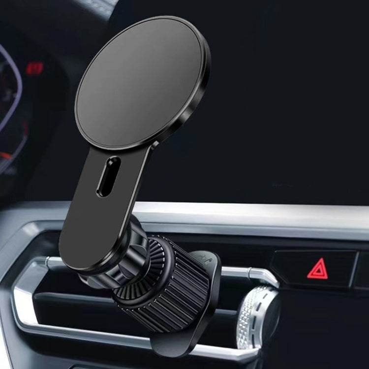 360 Degree Rotating Car Air Outlet Magnetic Phone Holder(Black) - free shipping - PMC TechLife - Order now!
