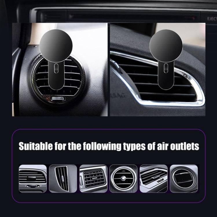 360 Degree Rotating Car Air Outlet Magnetic Phone Holder(Grey) - free shipping - PMC TechLife - Order now!