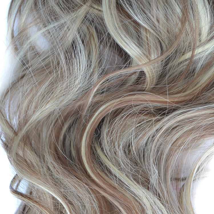 50cm 16 Card Long Curly Hair Wig Seamless Hair Extension Piece(10.6H613#) - free shipping - PMC TechLife - Order now!