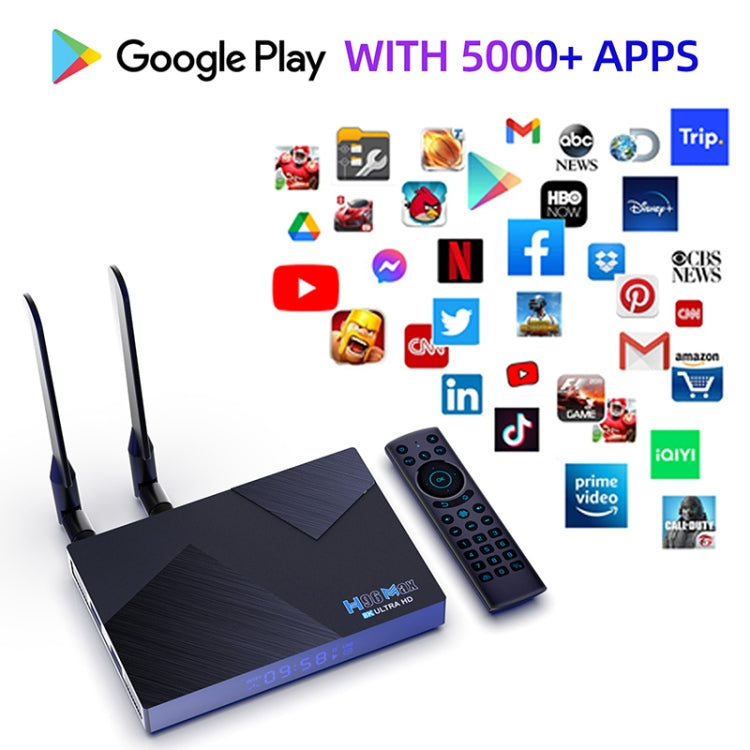 H96 Max V58 Android 12.0 Smart TV Box, 8GB+64GB, Quad-core Cortex-A76 and Quad-core Cortex-A55(UK Plug) - Others by PMC TechLife | Online Shopping South Africa | PMC TechLife | Buy Now Pay Later Mobicred