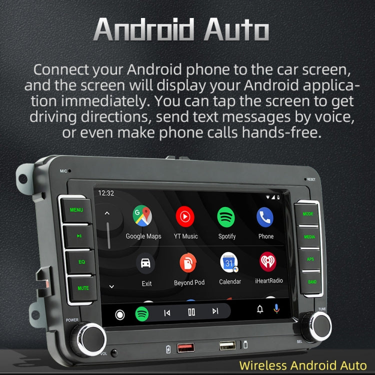 F9070 For Volkswagen 7 inch Portable Car MP5 Player Support CarPlay / Android Auto(Black) - Car MP3 & MP4 & MP5 by PMC TechLife | Online Shopping South Africa | PMC TechLife | Buy Now Pay Later Mobicred
