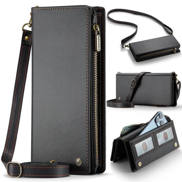 CaseMe ME10 Universal Wallet Phone Case with Lanyard(Black) - free shipping - PMC Jewellery - Order now!