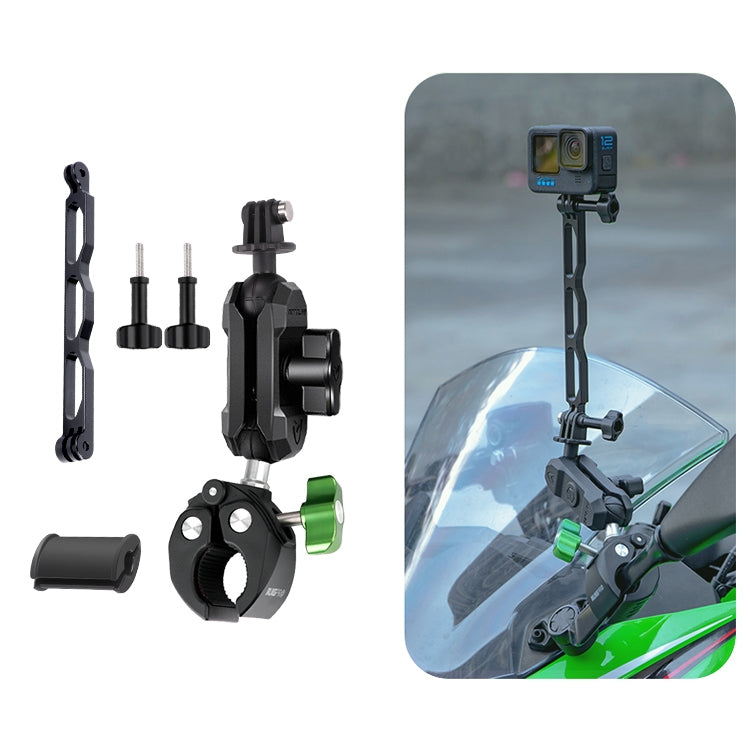 RUIGPRO Crab Clamp Action Camera Bracket 3-claw Ball Head Mount with Rod - Holder by RUIGPRO | Online Shopping South Africa | PMC TechLife | Buy Now Pay Later Mobicred