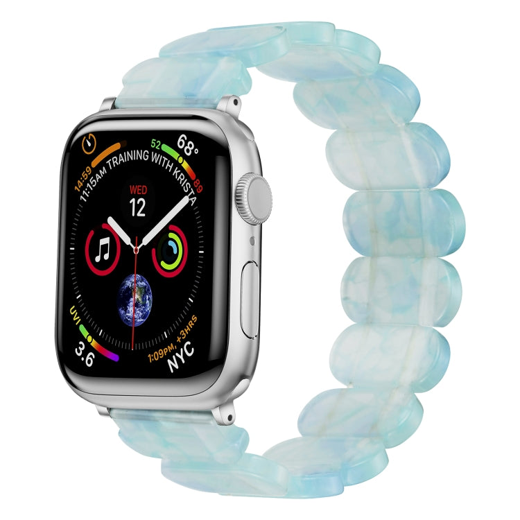 For Apple Watch SE 2022 40mm Stretch Rope Resin Watch Band(Ice Green) - Watch Bands by PMC TechLife | Online Shopping South Africa | PMC TechLife