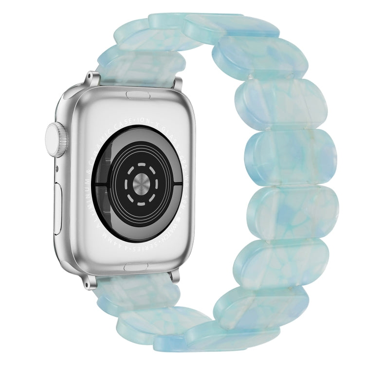 For Apple Watch SE 2022 40mm Stretch Rope Resin Watch Band(Ice Green) - Watch Bands by PMC TechLife | Online Shopping South Africa | PMC TechLife