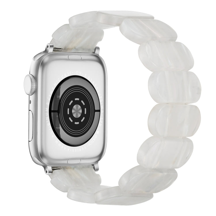 For Apple Watch Series 2 42mm Stretch Rope Resin Watch Band(Fluorescent Color) - Watch Bands by PMC TechLife | Online Shopping South Africa | PMC TechLife