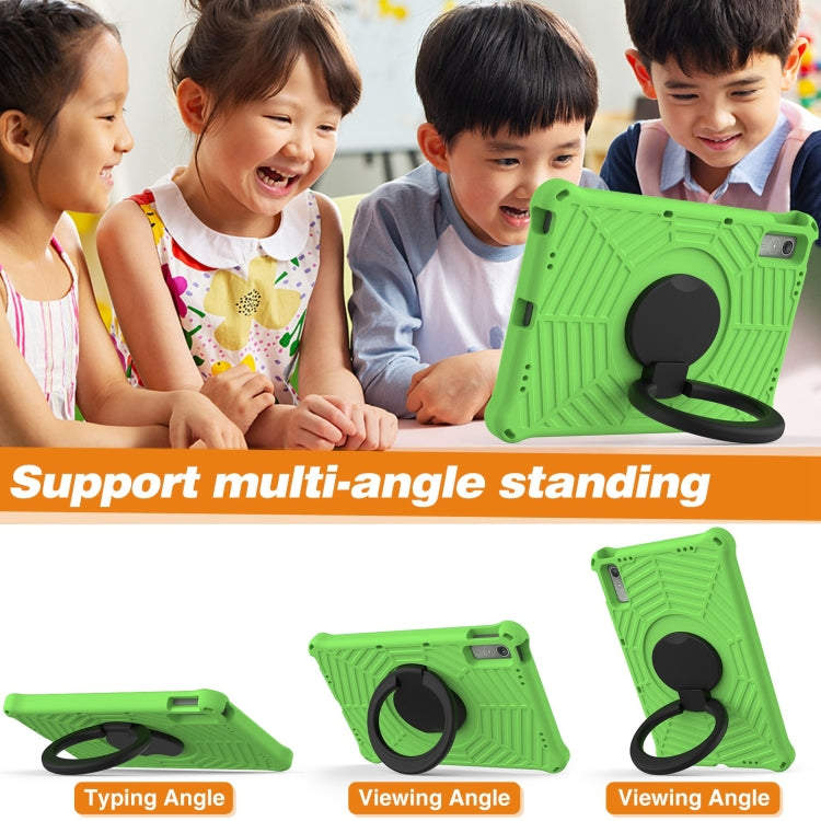 For Lenovo Tab P11 Gen2/P11 Pro/Pad Pro Spider King Silicone Protective Tablet Case(Green) - Lenovo by PMC TechLife | Online Shopping South Africa | PMC TechLife | Buy Now Pay Later Mobicred