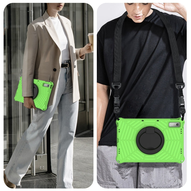 For Lenovo Tab P11 Gen2/P11 Pro/Pad Pro Spider King Silicone Protective Tablet Case(Green) - Lenovo by PMC TechLife | Online Shopping South Africa | PMC TechLife | Buy Now Pay Later Mobicred