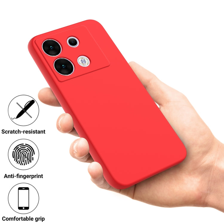 For Infinix Zero 30 5G Solid Color Liquid Silicone Dropproof Full Coverage Protective Case(Red) - Infinix Cases by PMC TechLife | Online Shopping South Africa | PMC TechLife | Buy Now Pay Later Mobicred