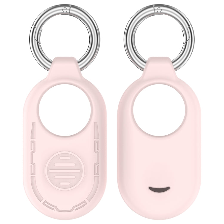 For Samsung Galaxy SmartTag 2 Location Tracker Portable Silicone Protective Case(Light Pink) - SmartTag Accessories by PMC TechLife | Online Shopping South Africa | PMC TechLife