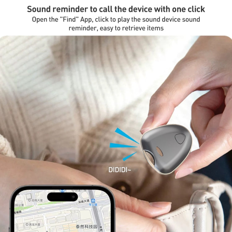 Portable Life Waterproof Positioning Anti-lost Device(Grey) - Personal Tracker by PMC TechLife | Online Shopping South Africa | PMC TechLife | Buy Now Pay Later Mobicred