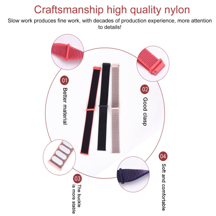 18mm Universal Nylon Loop Watch Band(Pink Sand) - free shipping - PMc TechLife - Order now!