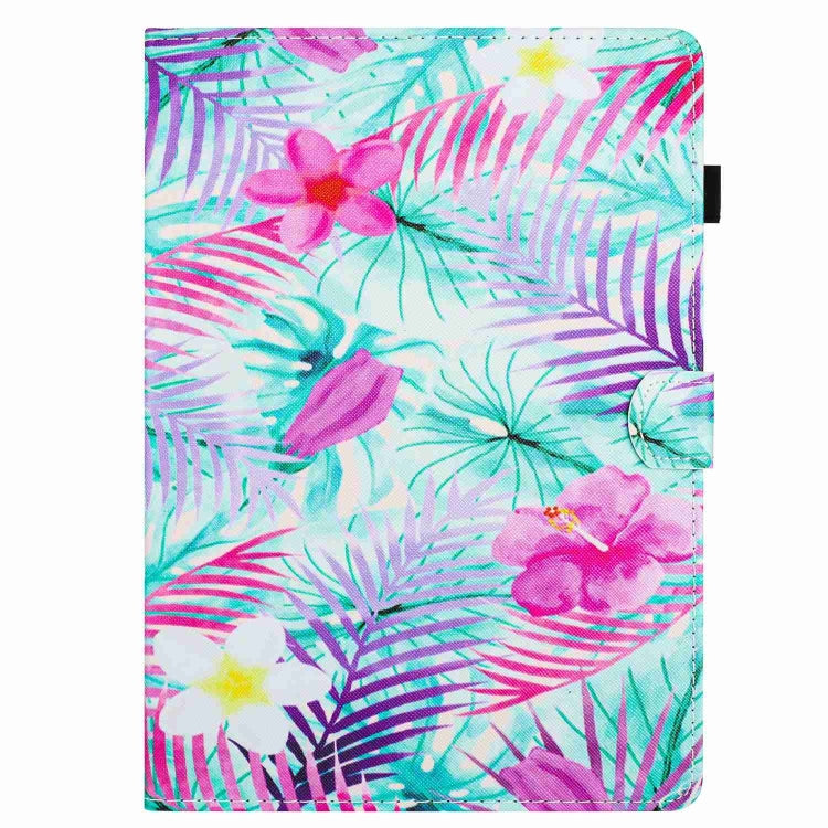 For iPad 11 Pro 2024 / 2020 / Air 4 10.9 Painted Pattern Stitching Smart Leather Tablet Case(Bougainvillea) - iPad Air (2022) / (2020) 10.9 Cases by PMC TechLife | Online Shopping South Africa | PMC TechLife | Buy Now Pay Later Mobicred