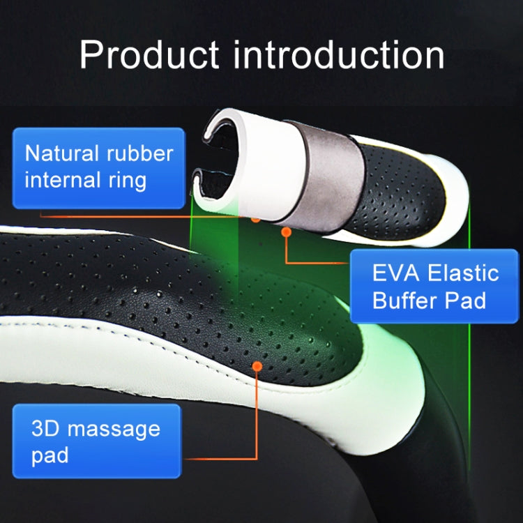 Super Fiber Leather Car Universal Anti-skid Steering Wheel Cover, Diameter: 38cm(Black Win Red) - Steering Wheel Accessories by PMC TechLife | Online Shopping South Africa | PMC TechLife | Buy Now Pay Later Mobicred