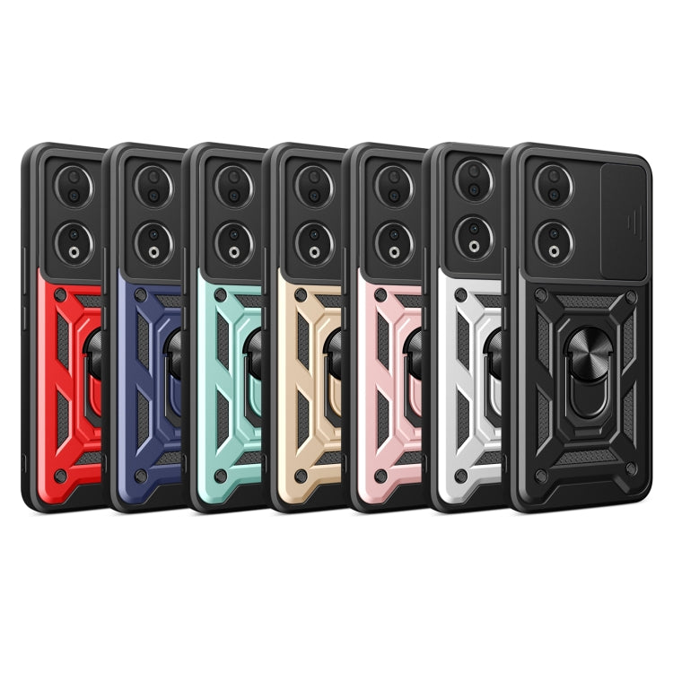 For Honor 90 5G Sliding Camera Cover Design TPU+PC Phone Case(Black) - Honor Cases by PMC TechLife | Online Shopping South Africa | PMC TechLife | Buy Now Pay Later Mobicred