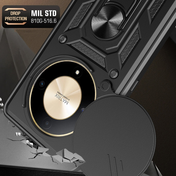 For Honor X9b Sliding Camera Cover Design TPU+PC Phone Case(Gold) - free shipping - PMC TechLife - Order now!