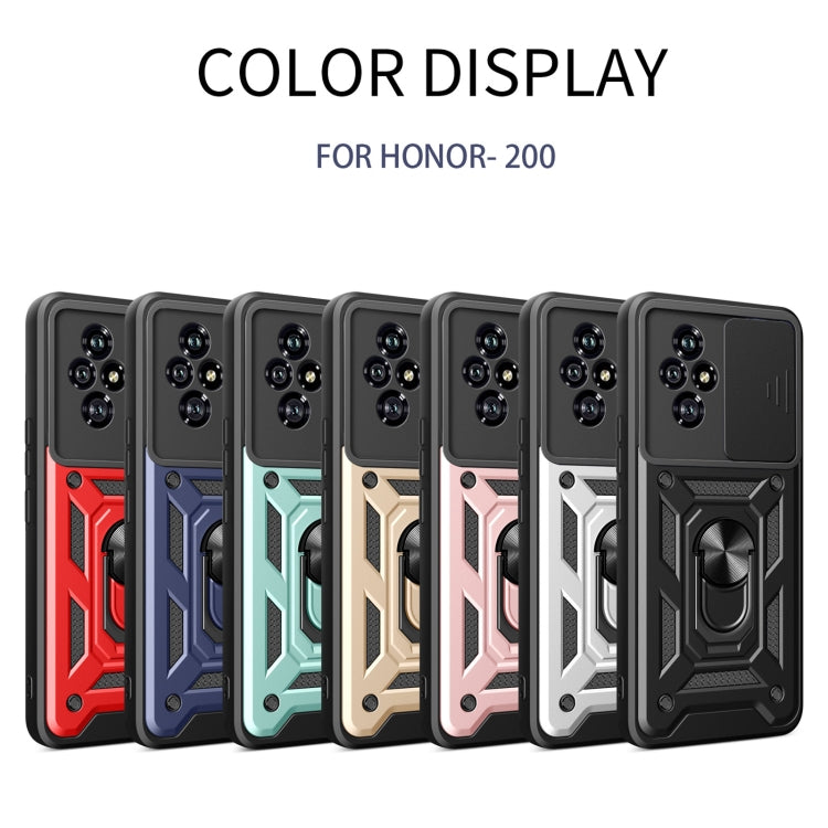 For Honor 200 Sliding Camera Cover Design TPU+PC Phone Case(Blue) - free shipping - PMC TechLife - Order now!