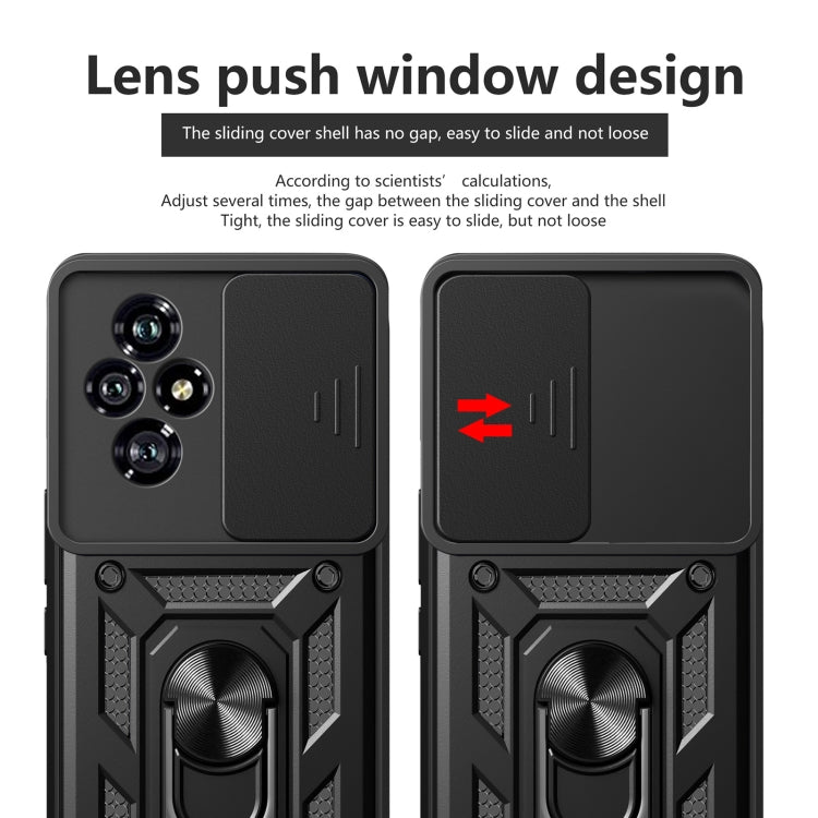For Honor 200 Sliding Camera Cover Design TPU+PC Phone Case(Blue) - free shipping - PMC TechLife - Order now!