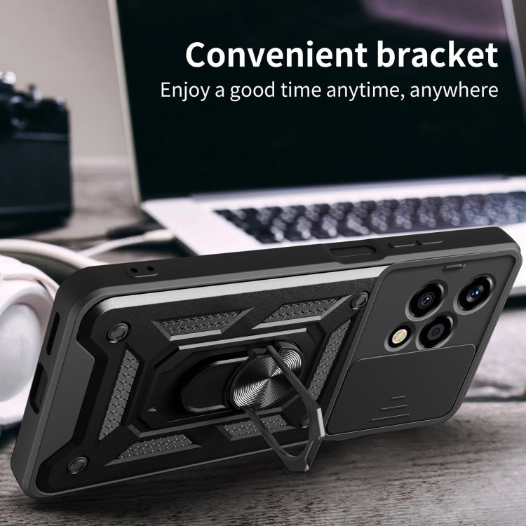 For Honor 200 Lite Global Sliding Camera Cover Design TPU+PC Phone Case(Gold) - free shipping - PMC TechLife - Order now!