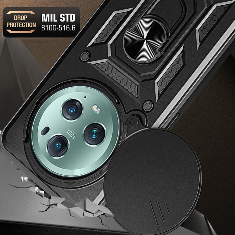 For Honor Magic5 Pro Sliding Camera Cover Design TPU+PC Phone Case(Gold) - free shipping - PMC TechLife - Order now!