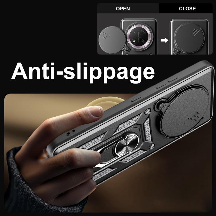 For Honor X60 Pro / X9c Sliding Camera Cover Design TPU+PC Phone Case(Blue) - free shipping - PMC TechLife - Order now!