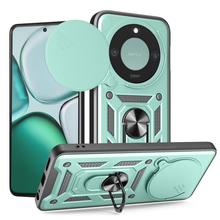 For Honor X9c Smart Sliding Camera Cover Design TPU+PC Phone Case(Green) - free shipping - PMC TechLife - Order now!