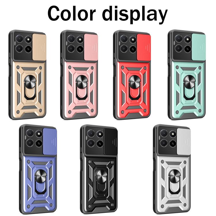 For Honor X5b Plus Sliding Camera Cover Design TPU+PC Phone Case(Blue) - free shipping - PMC TechLife - Order now!