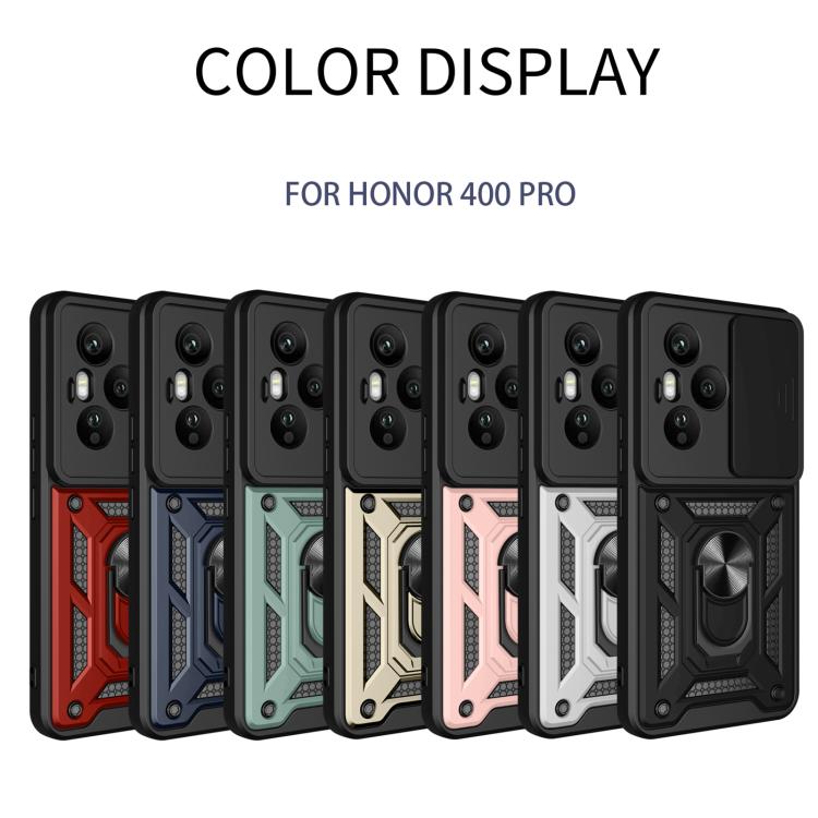 For Honor 400 Pro Global 160.8mm Sliding Camera Cover Design TPU+PC Phone Case(Red) - free shipping - PMC TechLife - Order now!