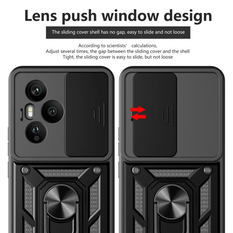 For Honor 400 Pro Global 160.8mm Sliding Camera Cover Design TPU+PC Phone Case(Red) - free shipping - PMC TechLife - Order now!